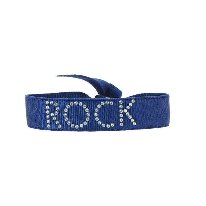 Les Interchangeables Bracelet Texte Rock