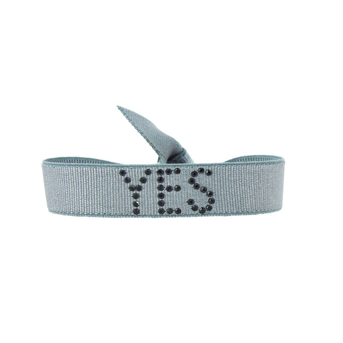 les interchangeables Bracelet texte yes
