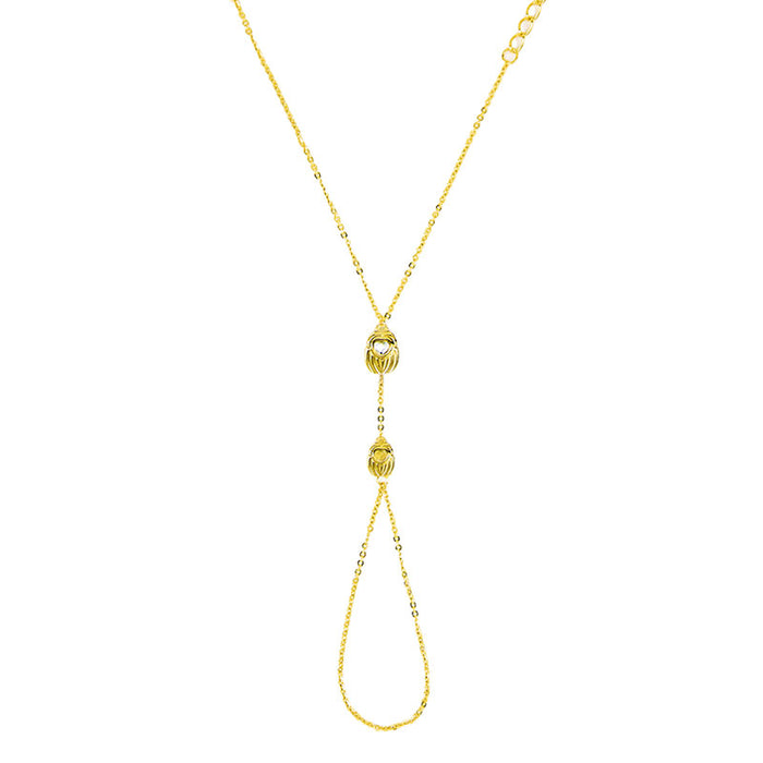 les interchangeables Chaine de main scarabée