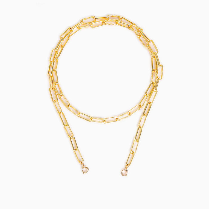 les interchangeables Chaine maillon strie 60