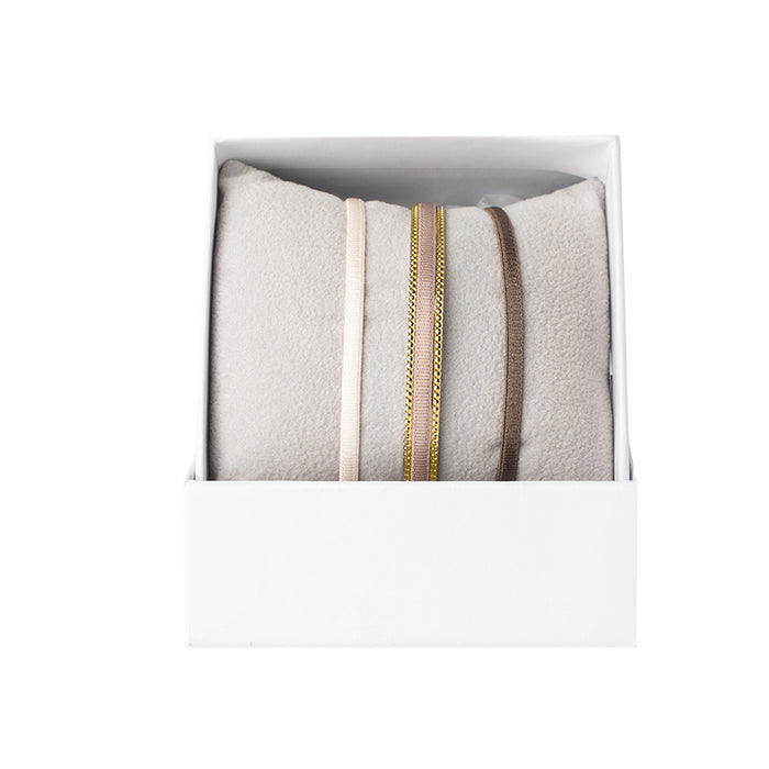 les interchangeables Coffret jonc ruban 3mm bille