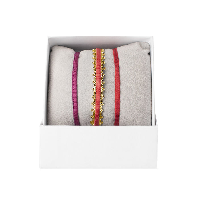 Les Interchangeables Coffret Jonc Ruban 3mm Indien