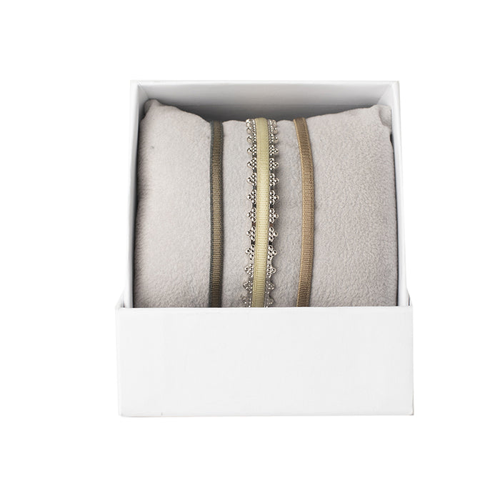 les interchangeables Coffret jonc ruban 3mm indien