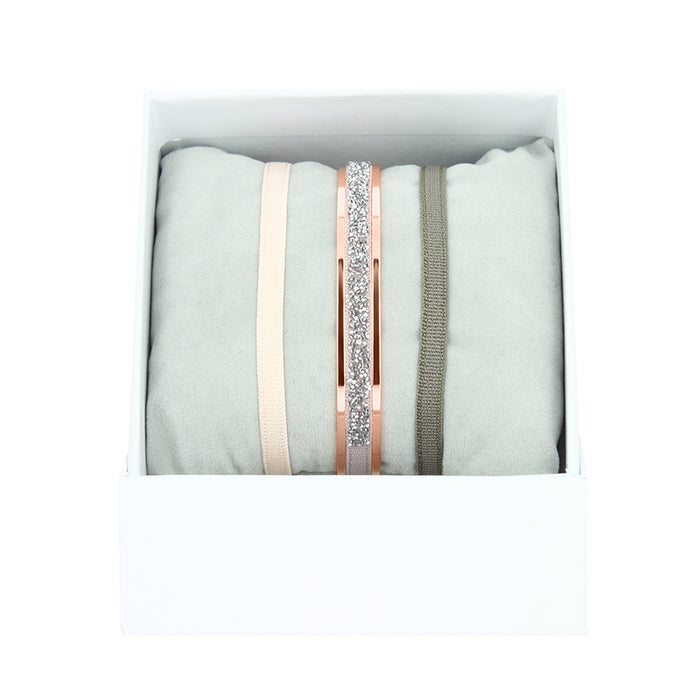 Les Interchangeables Coffret Jonc Ruban 4mm Fabric