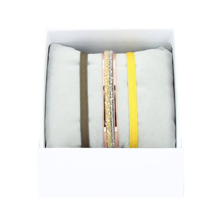 Les Interchangeables Coffret Jonc Ruban 4mm Ligne