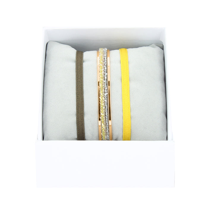 Les Interchangeables Coffret Jonc Ruban 4mm Ligne