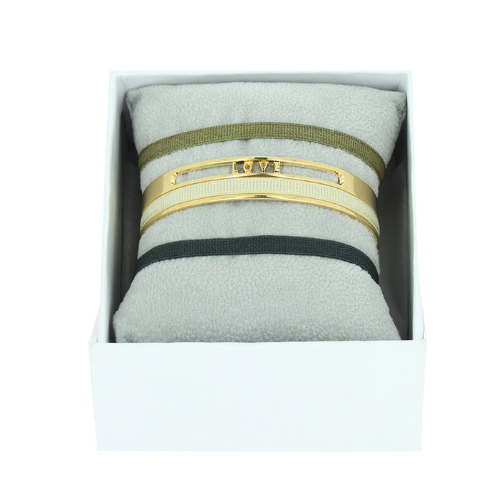 Les Interchangeables Coffret Jonc Ruban 4mm Love