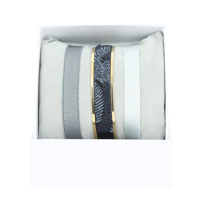 Les Interchangeables Coffret Jonc Ruban 9mm Plume