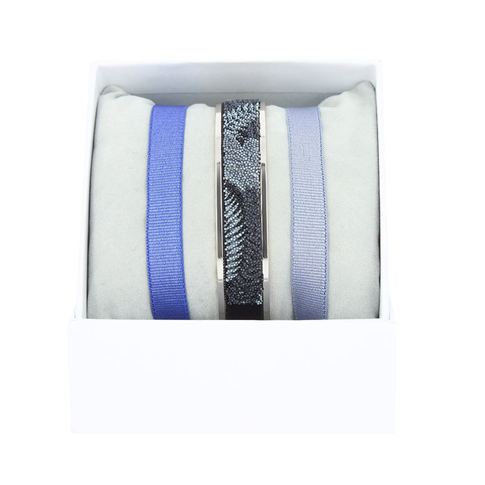 Les Interchangeables Coffret Jonc Ruban 9mm Plume