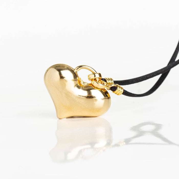 les interchangeables Collier coeur puffy ruban 42