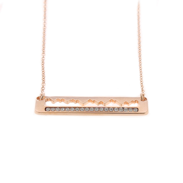 Les Interchangeables Collier Montagne Strassé