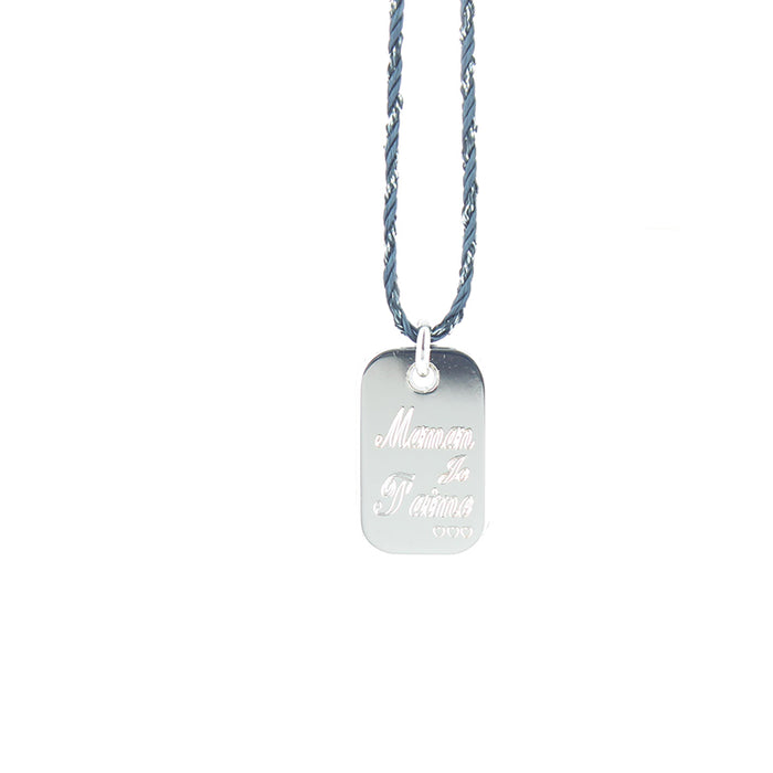 Les Interchangeables Collier Plaque Maman