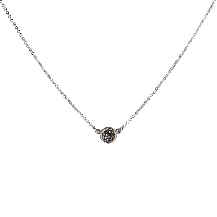 Les Interchangeables Collier Ras De Cou Pave Rond