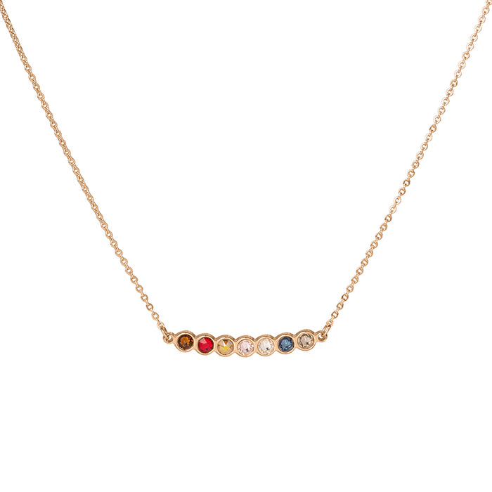 Les Interchangeables Collier Ras De Cou Rainbow