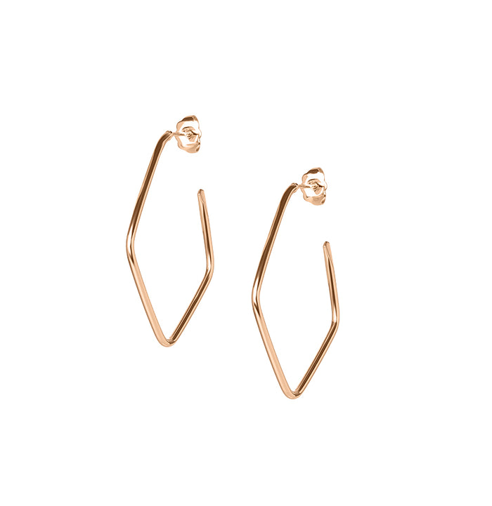 Les Interchangeables Créoles Fil Pentagone Pm