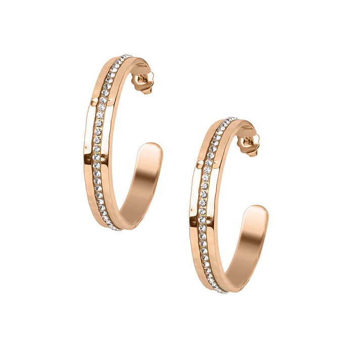 les interchangeables Creoles martele strasse