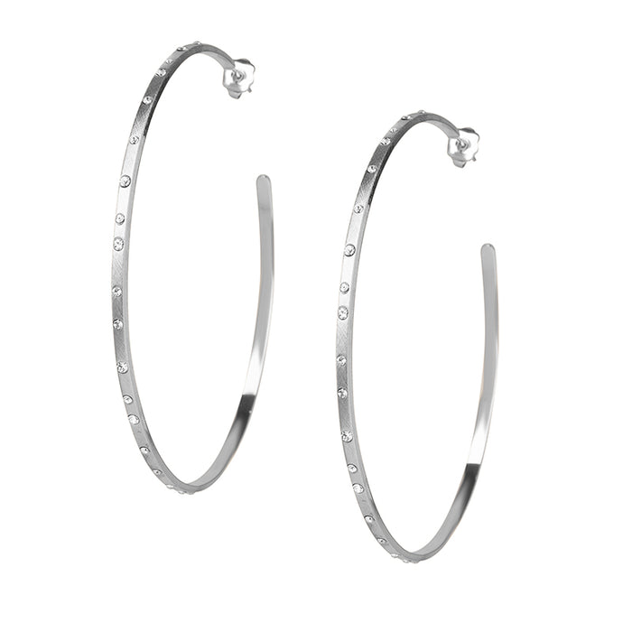 Les Interchangeables Créoles Mini Brossé