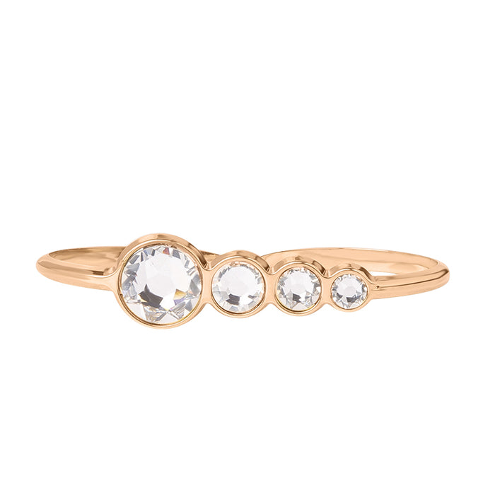 les interchangeables Double bague cascade