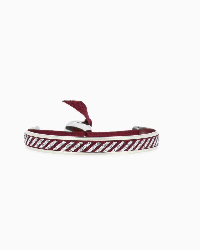 Les Interchangeables Jonc Ruban 4mm Mg Stripe Noel