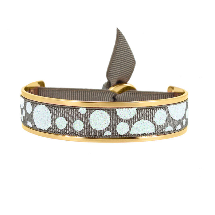 Les Interchangeables Jonc Ruban 9mm Glitter Bubble #