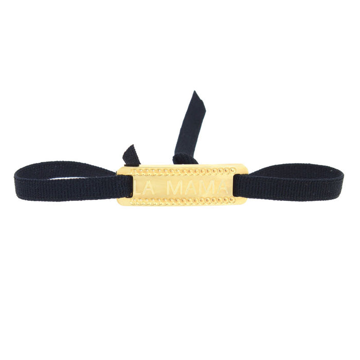 les interchangeables Plaque ruban perlé la mama