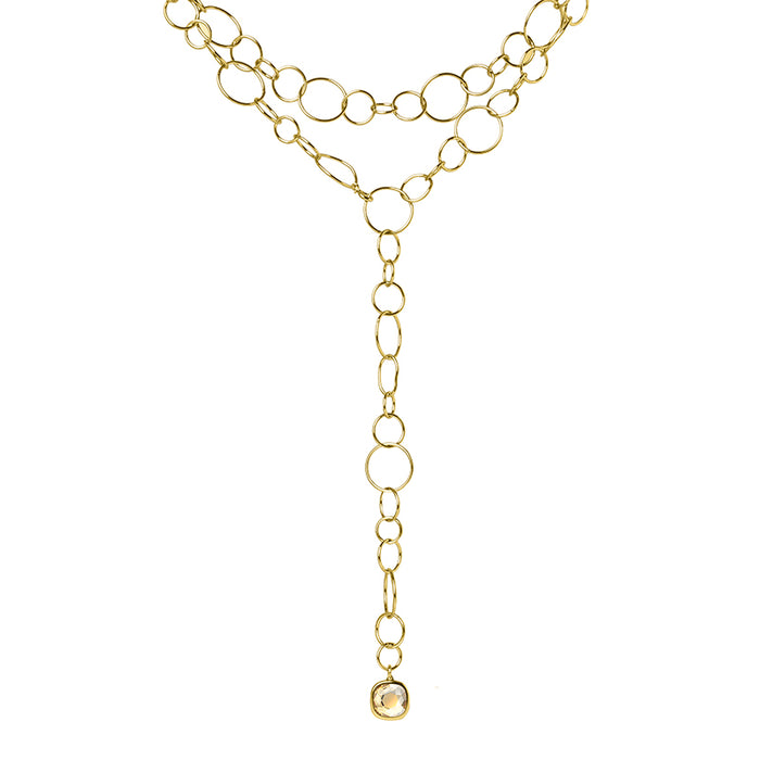 Les Interchangeables Sautoir Anneaux Pillow