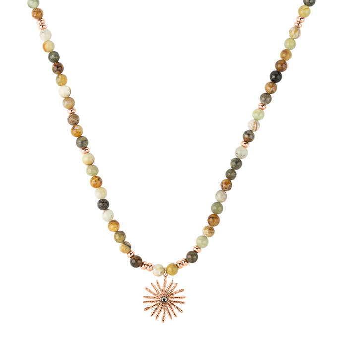 Les Interchangeables Sautoir Perle Soleil