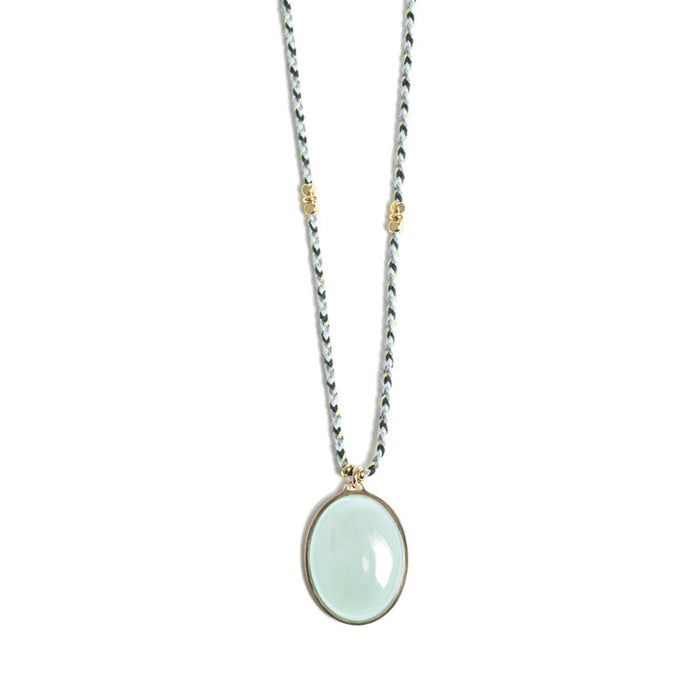 Les Interchangeables Sautoir Trimming Cabochon