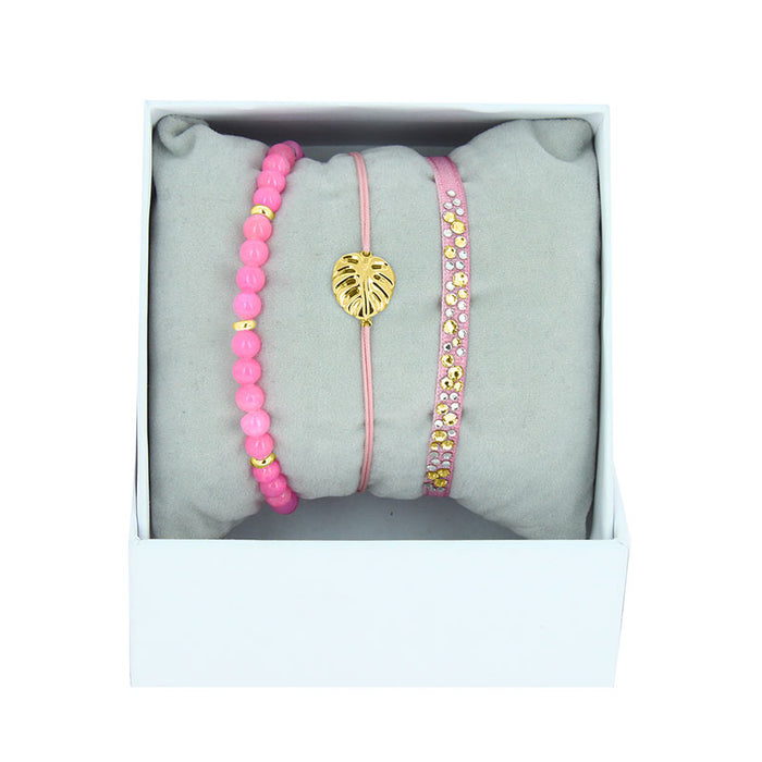 Les Interchangeables Strass Box Feuille