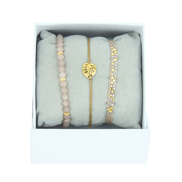 les interchangeables Strass box feuille