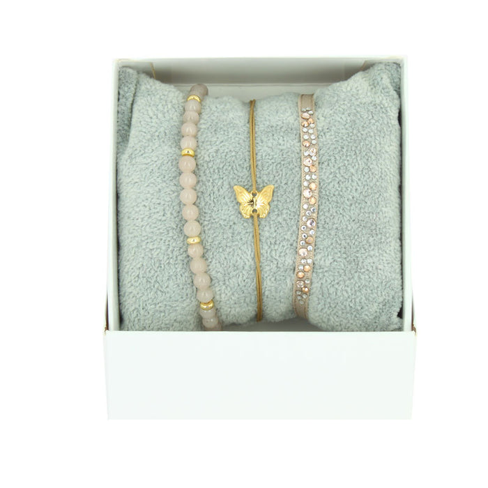 Les Interchangeables Strass Box Papillon