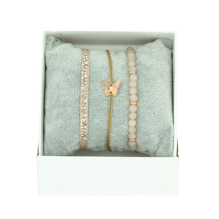 Les Interchangeables Strass Box Papillon