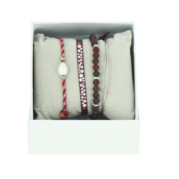 Les Interchangeables Strass Box Perle Ovale