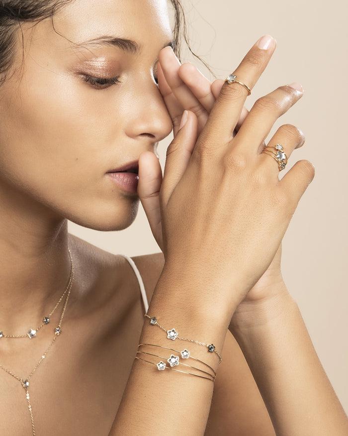 Les Interchangeables Triple Bague Etoile