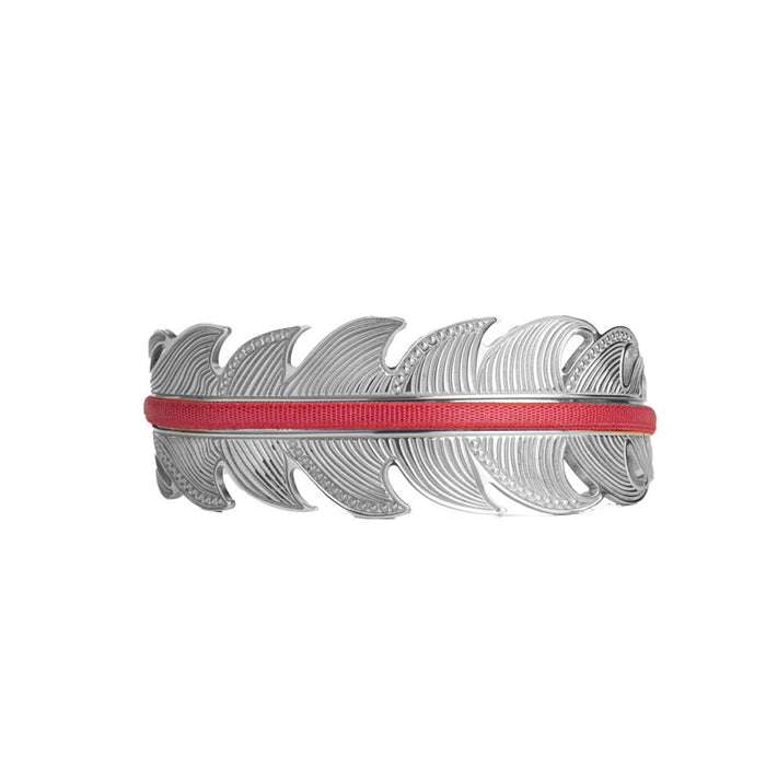 Les Interchangeables Manchette Ruban Elegante Plume