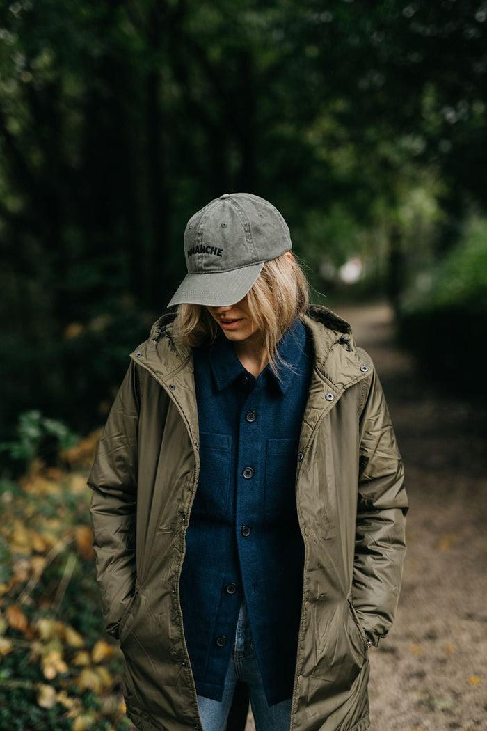 les petits basics Coeur sur toi. embroidered unisex twill overshirt