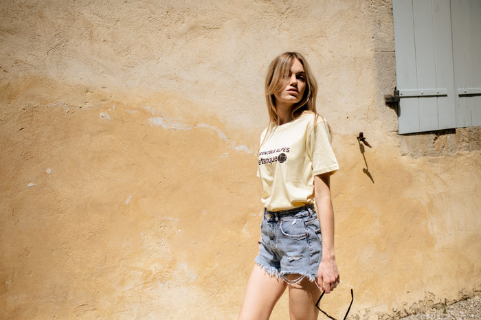 les petits basics Grenoble Alpes Pétanque unisex cotton t shirt