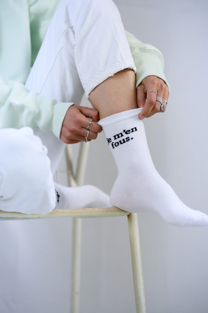 Les Petits Basics Je M'en Fous. Cotton Socks Pack Of 3 Pairs