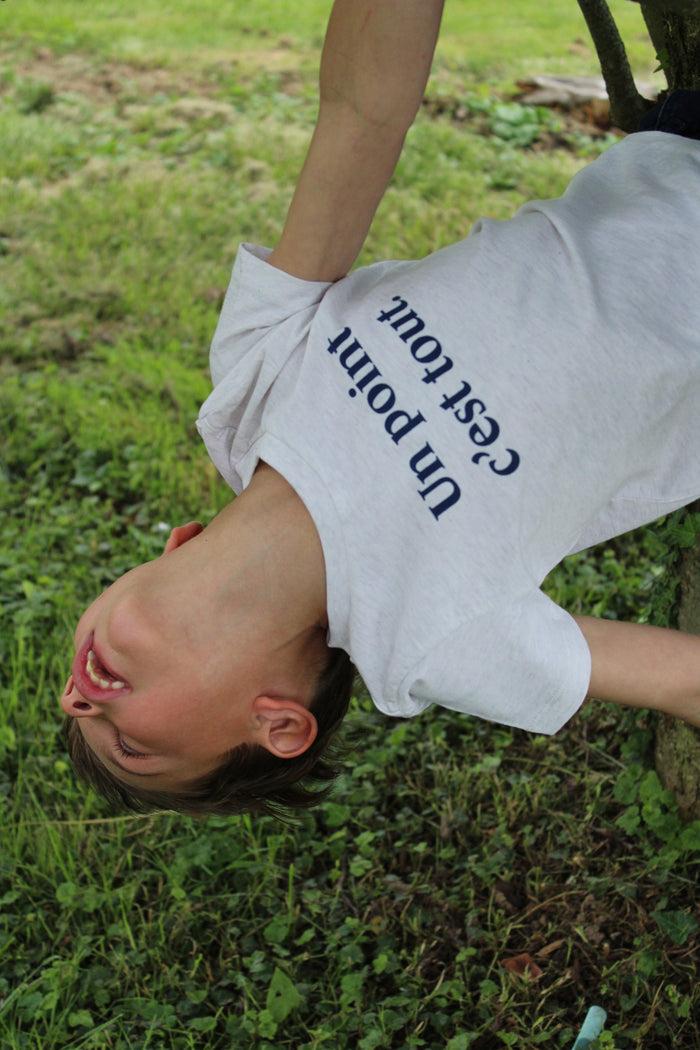 Les Petits Basics Kids Cotton T Shirt Un Point C'est Tout