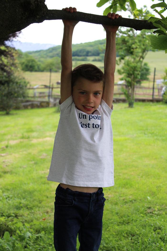Les Petits Basics Kids Cotton T Shirt Un Point C'est Tout