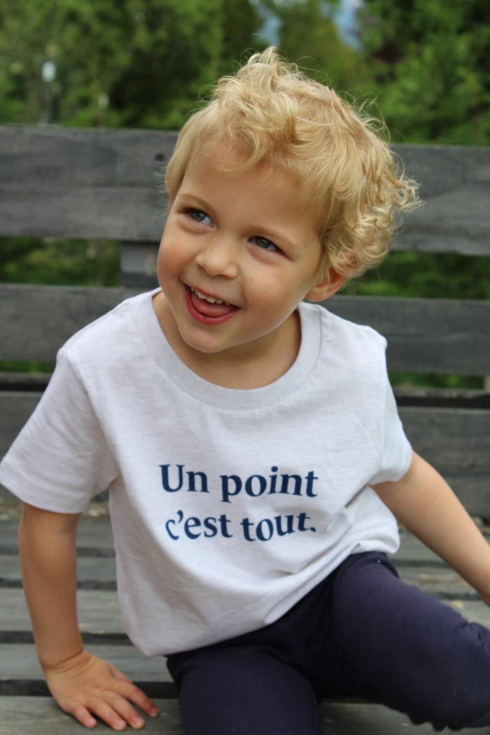 les petits basics Kids cotton t shirt Un point c'est tout