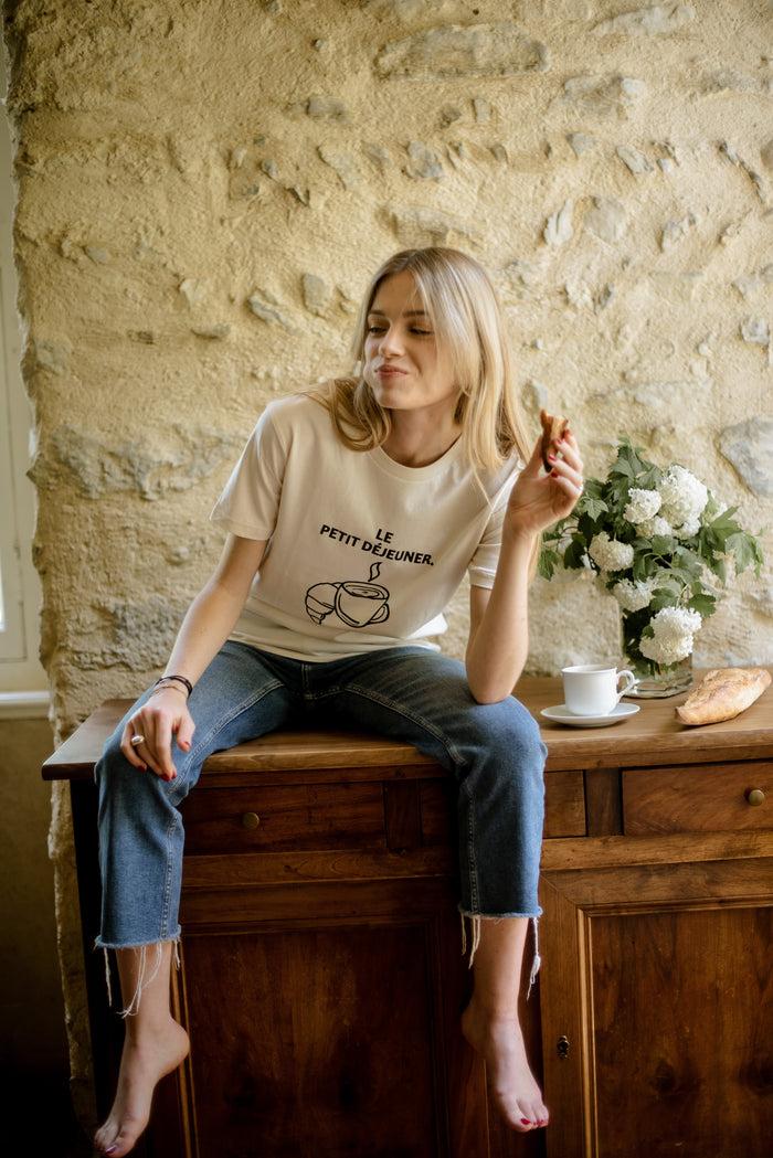 Les Petits Basics Le Petit Déjeuner. Unisex Cotton T Shirt