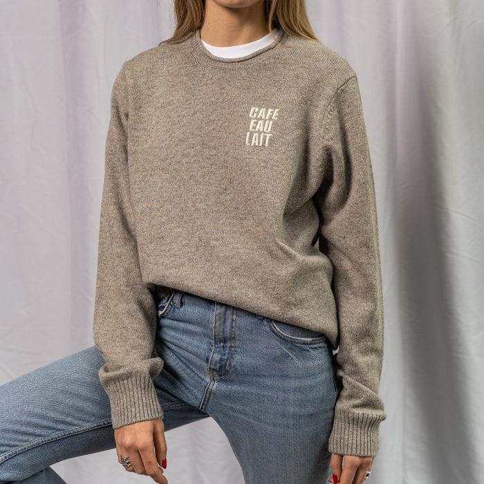 Les Petits Basics Café. Eau. Lait. Merino Wool Jumper