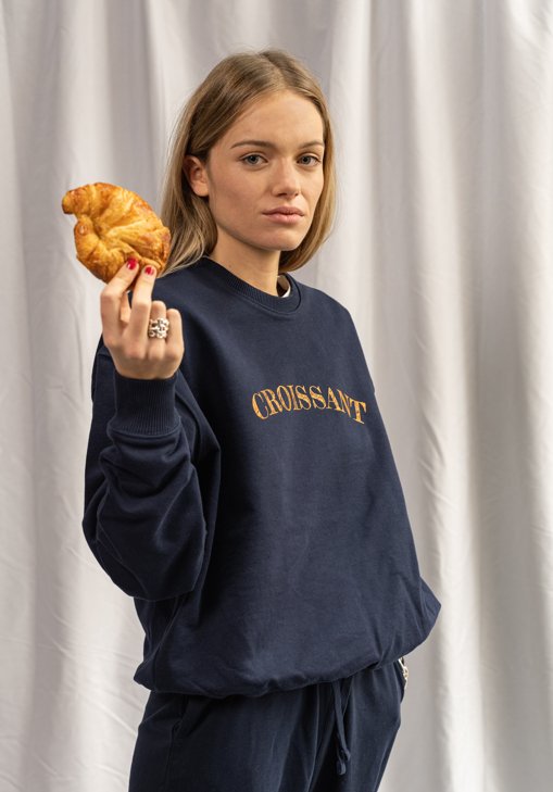Les Petits Basics Croissant Unisex Boxy Sweater