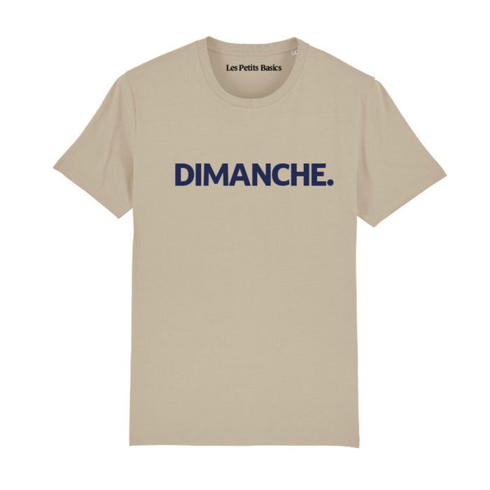 Les Petits Basics Dimanche. Unisex Cotton T Shirt