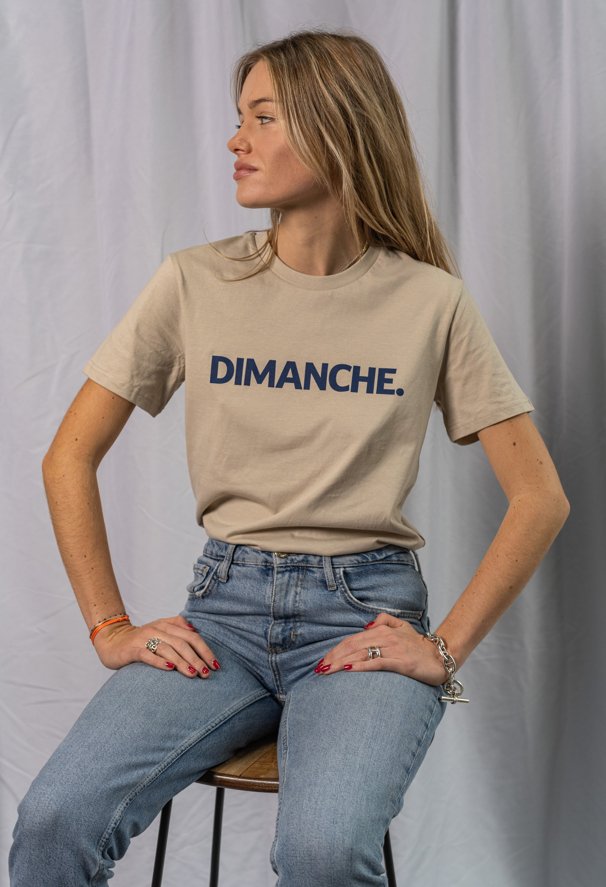 les petits basics Dimanche. unisex cotton t shirt