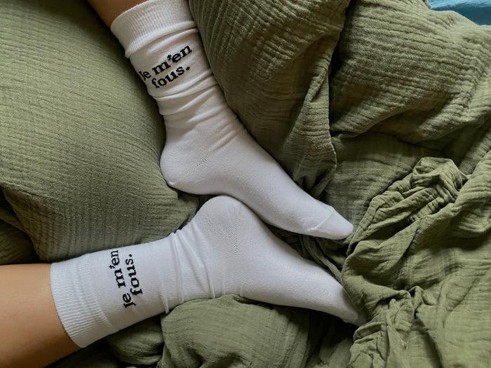 Les Petits Basics Je M'en Fous. Cotton Socks