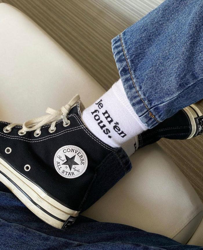 Les Petits Basics Je M'en Fous. Cotton Socks