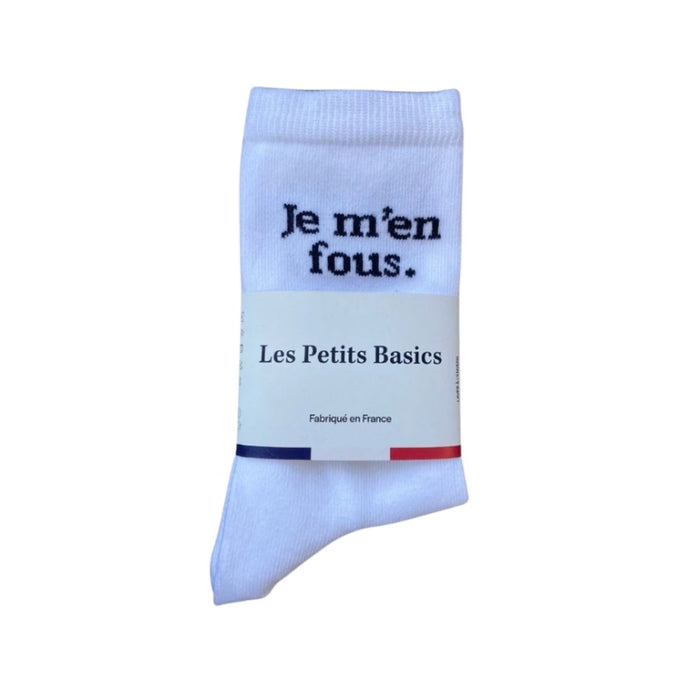 les petits basics Je m'en fous. cotton socks