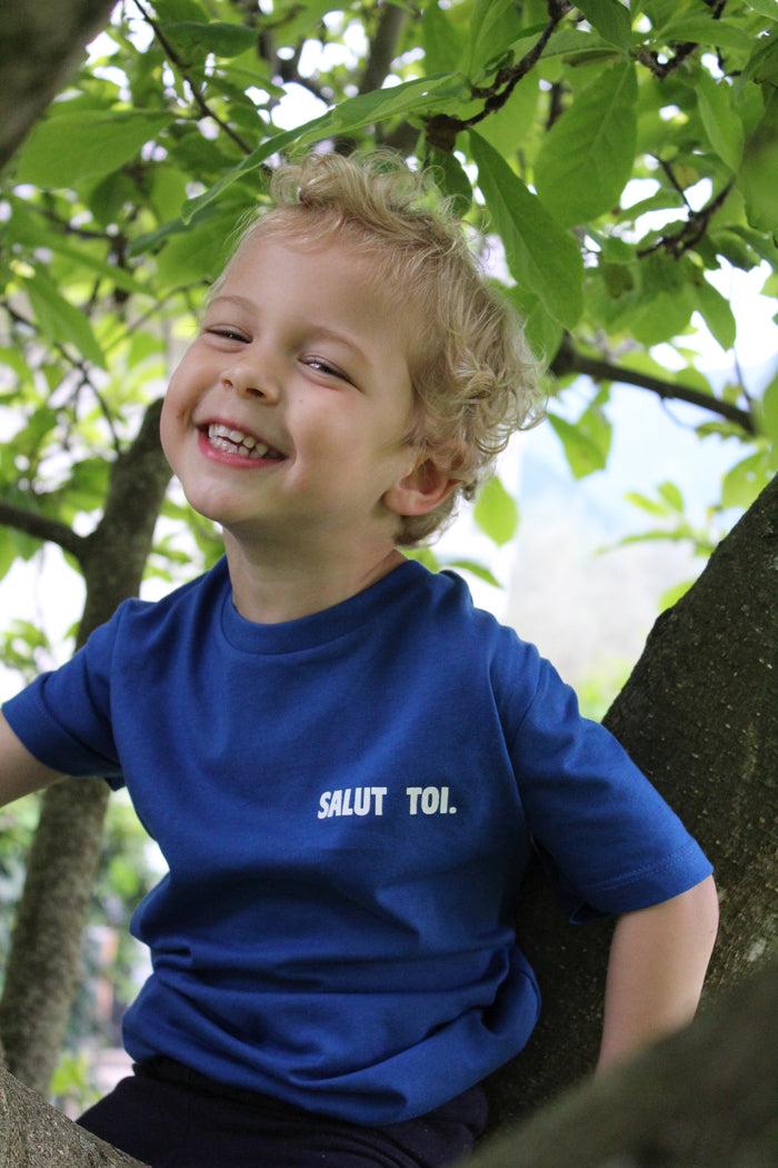 Les Petits Basics Kids Cotton T Shirt Salut Toi